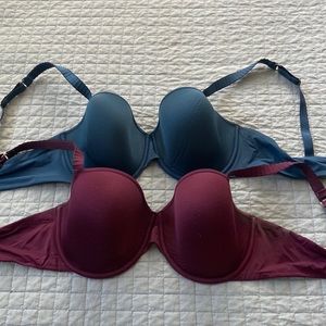 2 ThirdLove Classic Tshirt Bras 36D